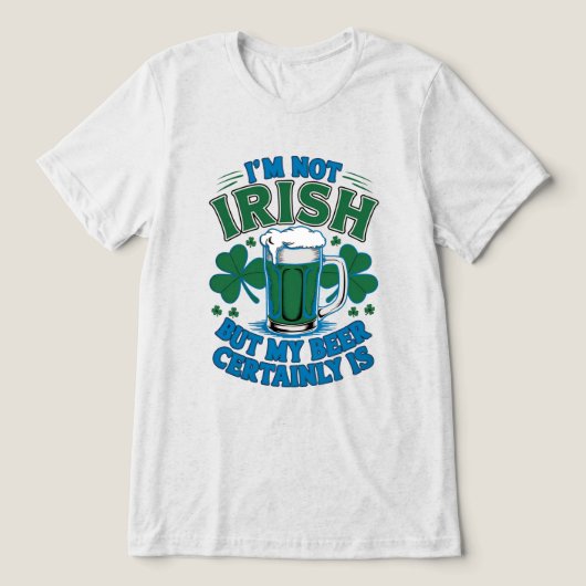 Gaelic Beer Tri-Blend Shirt (Design voorkant)