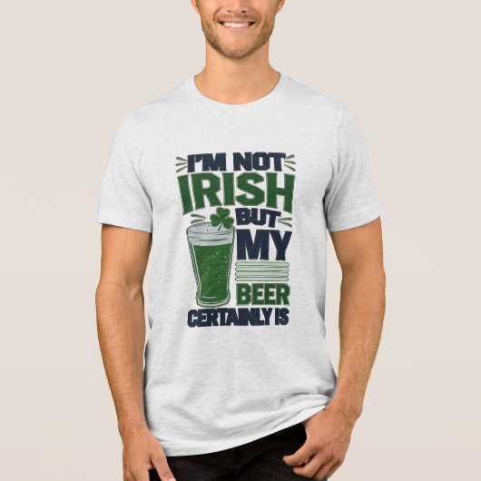 Gaelic Beer Tri-Blend Shirt (Voorkant)