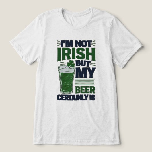 Gaelic Beer Tri-Blend Shirt (Design voorkant)