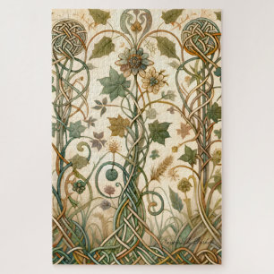 Gaelic Cottage Celtic Core Enchanted Garden Floral Legpuzzel