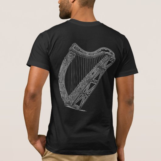 Gaelic Harp T-shirt (Achterkant)