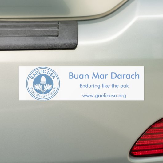 GaelicUSA Bumpersticker (Op auto)