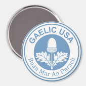 GaelicUSA Magnet (Voorkant / Achterkant)