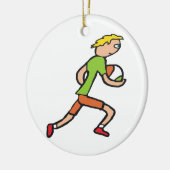 Gaelisch Football Keramisch Ornament (Links)