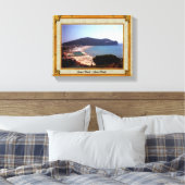 Gaeta Beach  Lijst Canvas Afdruk (Insitu (Slaapkamer))
