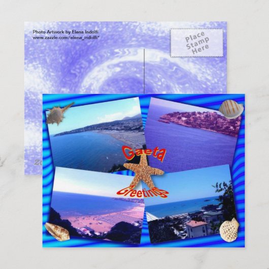 Gaeta Greetings Briefkaart (Voorkant / Achterkant)