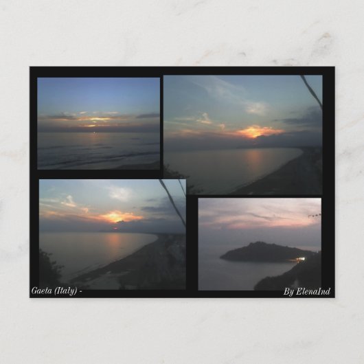 Gaeta (Italië) Sunshine Briefkaart (Voorkant)