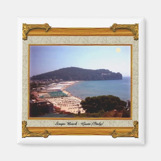 Gaeta strandmagneet magneet (Voorkant)
