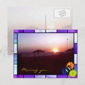 Gaeta-Sunshine op het strand Briefkaart (Voorkant / Achterkant)