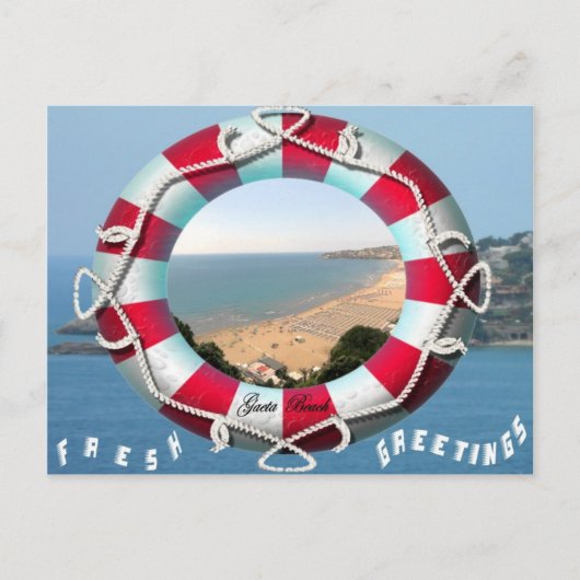 Gaeta Verse Groeten Briefkaart (Voorkant)