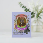 Gaetano Dogizetti Dog Animal Composer Donizetti Briefkaart (Staand voorkant)