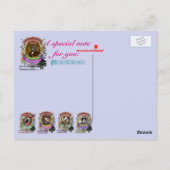 Gaetano Dogizetti Dog Animal Composer Donizetti Briefkaart (Achterkant)