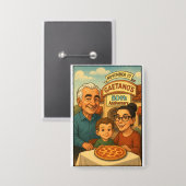 Gaetano's van Tierrasanta 50e Jubileum Button (Voorkant / Achterkant)