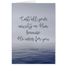 Gaf al je ongerustheid op hem