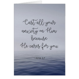 Gaf al je ongerustheid op hem