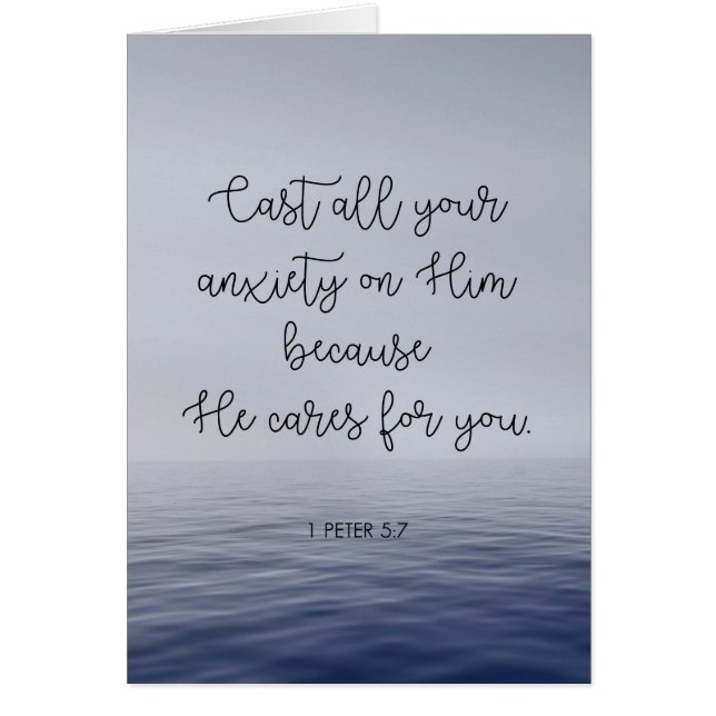 Gaf al je ongerustheid op hem (Voorkant)