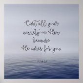 Gaf al je ongerustheid op hem poster (Voorkant)