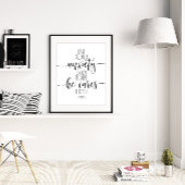 Gaf al je zorgen over hem, 1 Peter 5:7 Poster