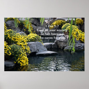 Gaf al uw ongerustheid over hem poster