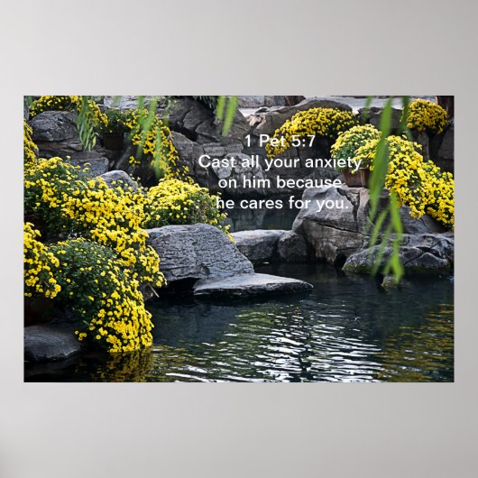 Gaf al uw ongerustheid over hem poster (Voorkant)