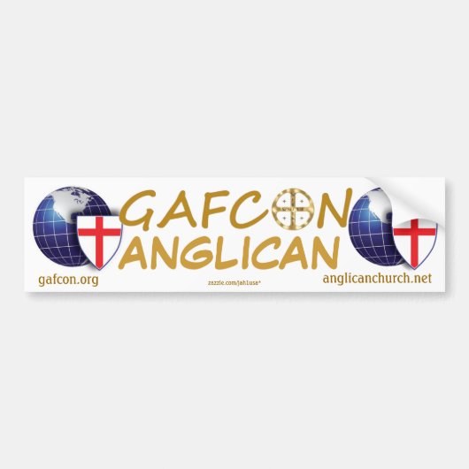 GAFCON ANGLICAN BUMPERSTICKER (Voorkant)