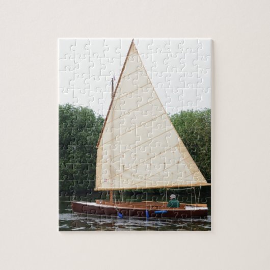 Gaff Rigged Sailing Boat Legpuzzel (Verticaal)