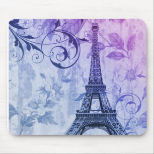  gaffel - paars - franse eiffeltoren muismat