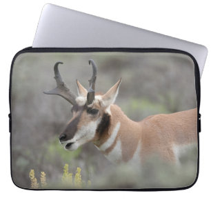 Gaffelbok hert Grand Tetons Laptop Sleeve