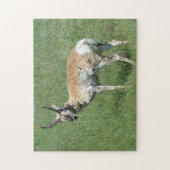Gaffelbok hert kauwende legpuzzel (Verticaal)