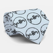 Gaffer, British Slang for Boss, Dialect Stropdas (Opgerold)