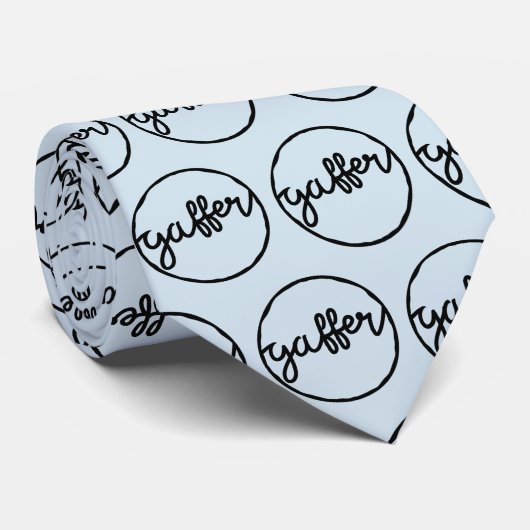 Gaffer, British Slang for Boss, Dialect Stropdas (Opgerold)