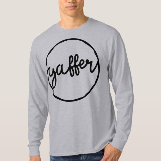 Gaffer British Soccer Boss Slang Dialect T-shirt (Voorkant)
