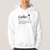 Gaffer Definitie Licht Mode - Film Crew Hoodie (Voorkant)