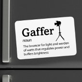 Gaffer Definitie - Set Life 4" x 6" Flex Magneet