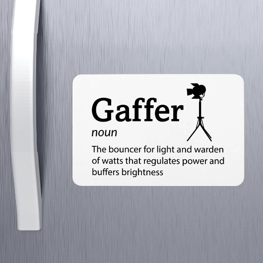 Gaffer Definitie - Set Life 4" x 6" Flex Magneet