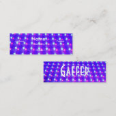 Gaffer-profielkaart Mini Visitekaartje (Voorkant / Achterkant)