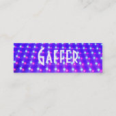 Gaffer-profielkaart Mini Visitekaartje (Achterkant)