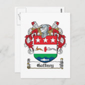 Gaffney Family Crest Briefkaart (Voorkant / Achterkant)
