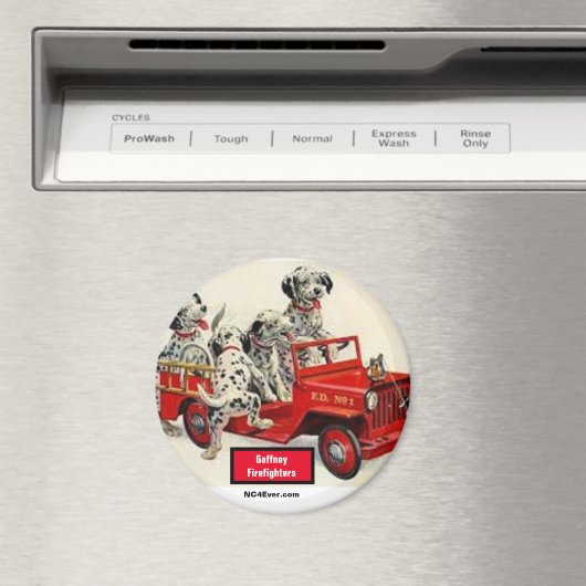Gaffney Firefighters Magnet (Insitu (Vaatwasser))