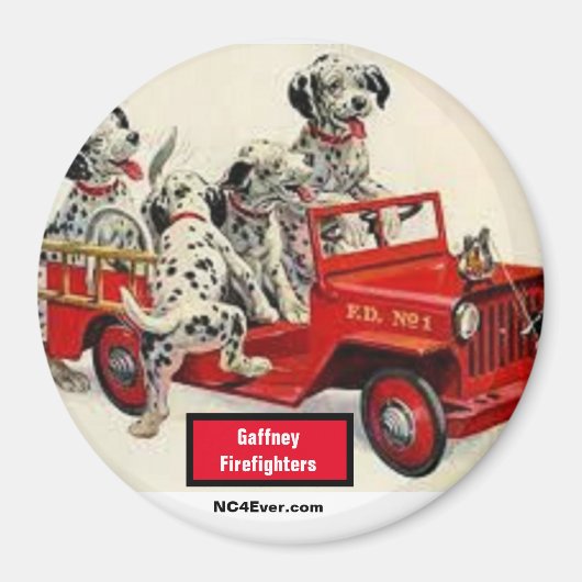 Gaffney Firefighters Magnet (Voorkant)