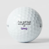 Gag cadeau Golf Ball - GRATIS Golf Ball Golfballen (Voorkant)