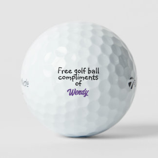 Gag cadeau Golf Ball - GRATIS Golf Ball Golfballen