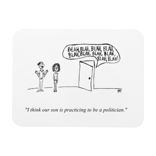 Gag Cartoon Flexible Magnet Magneet (Horizontaal)