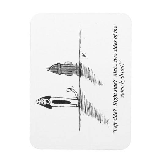 Gag Cartoon Flexible Magnet Magneet (Verticaal)