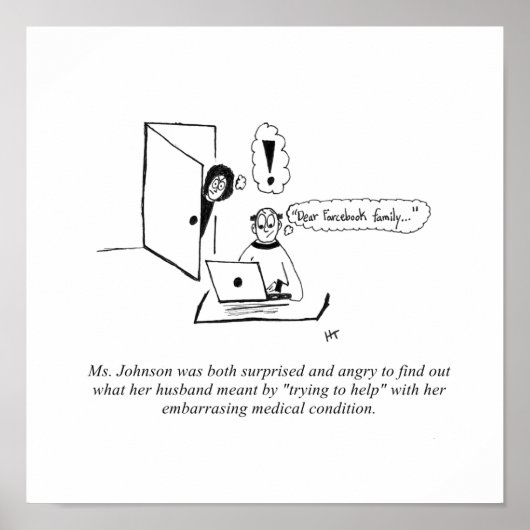 Gag Cartoon Print (Voorkant)