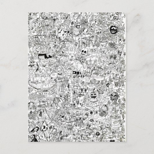 Gag-Circus Post Kaart (Voorkant)