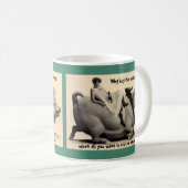 Gag Gift Coffee Mok Medewerker Lady & Old Pig humo (Voorkant rechts)
