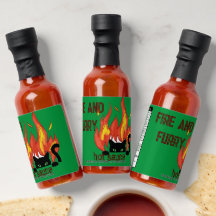 Gag Gift - Funny - Fire & Furry Hot Sauce