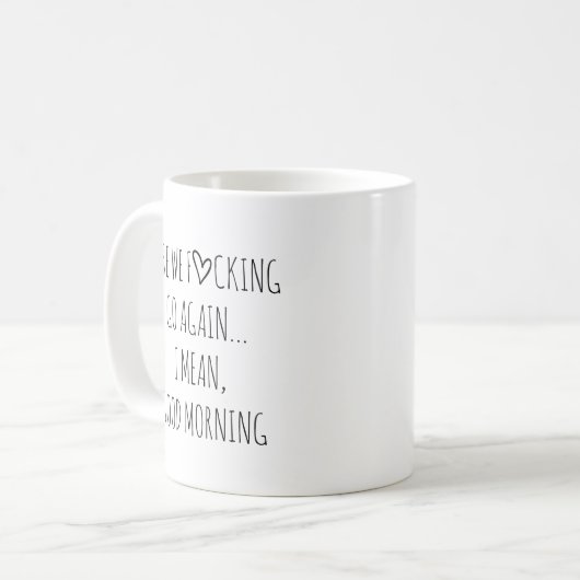 Gag Gift, Funny Mugs, Sarcastic Gift, mam Mok (Voorkant links)