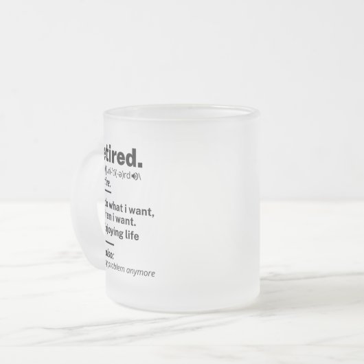 Gag Gift Matglas Koffiemok (Voorkant links)